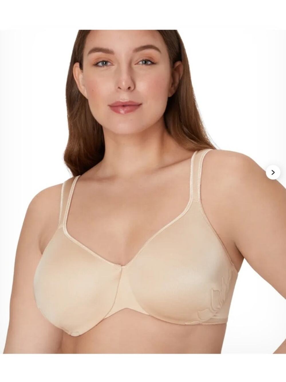 34 D Bali Live It Up Seamless T-Shirt Underwire Full Coverage Bra 3353
